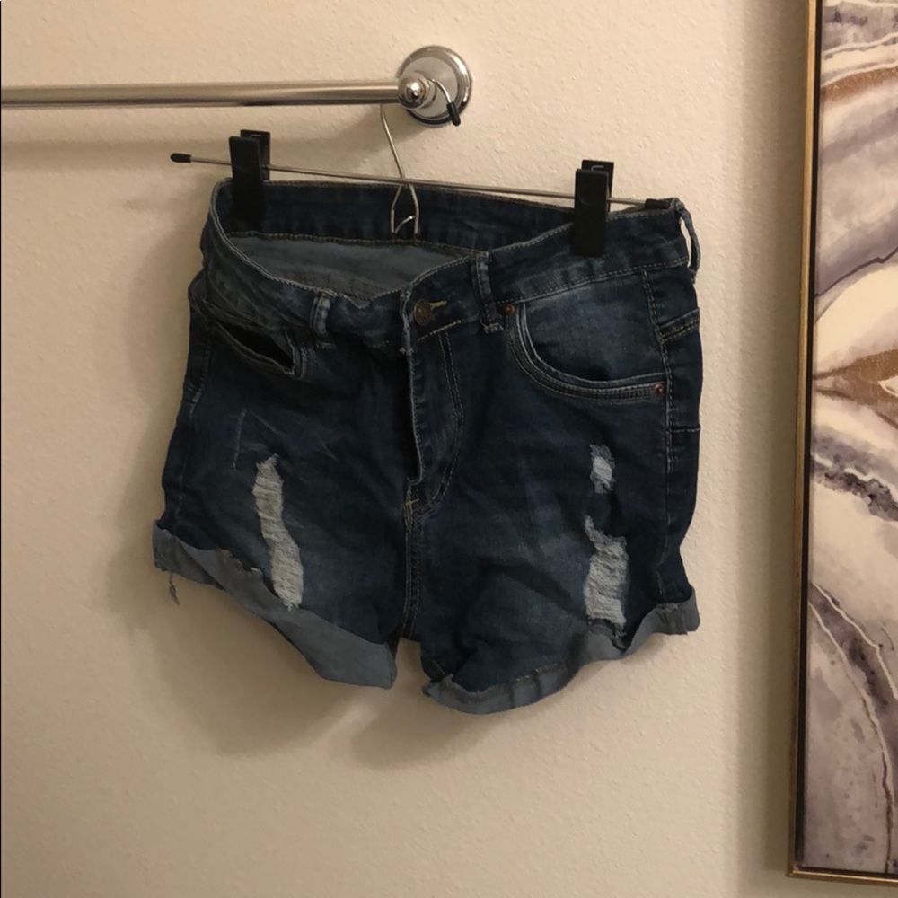 Distressed Denim Jeans